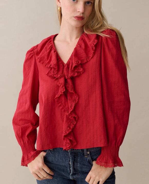 Sorella Tops - sorella Leda Cotton Top red size XS $147